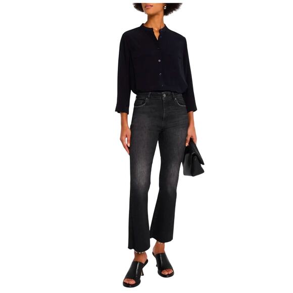Frame Denim Le Mini Boot Cut Denim Jeans Light Black Wash 29 - Picture 1 of 9